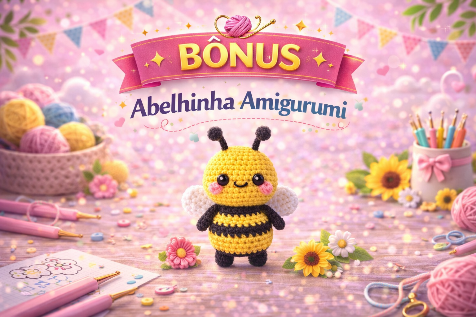 Abelhinha Amigurumi